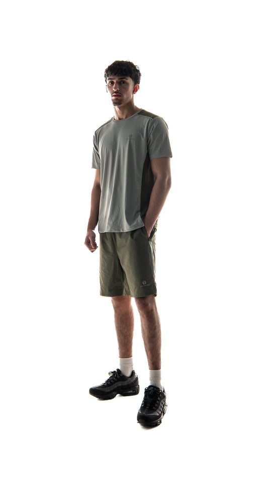 ZYROX KHAKI SHORT SET- KHAKI/OLIVE
